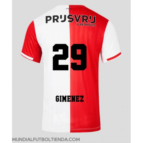 Camiseta Feyenoord Santiago Gimenez #29 Primera Equipación Replica 2023-24 mangas cortas